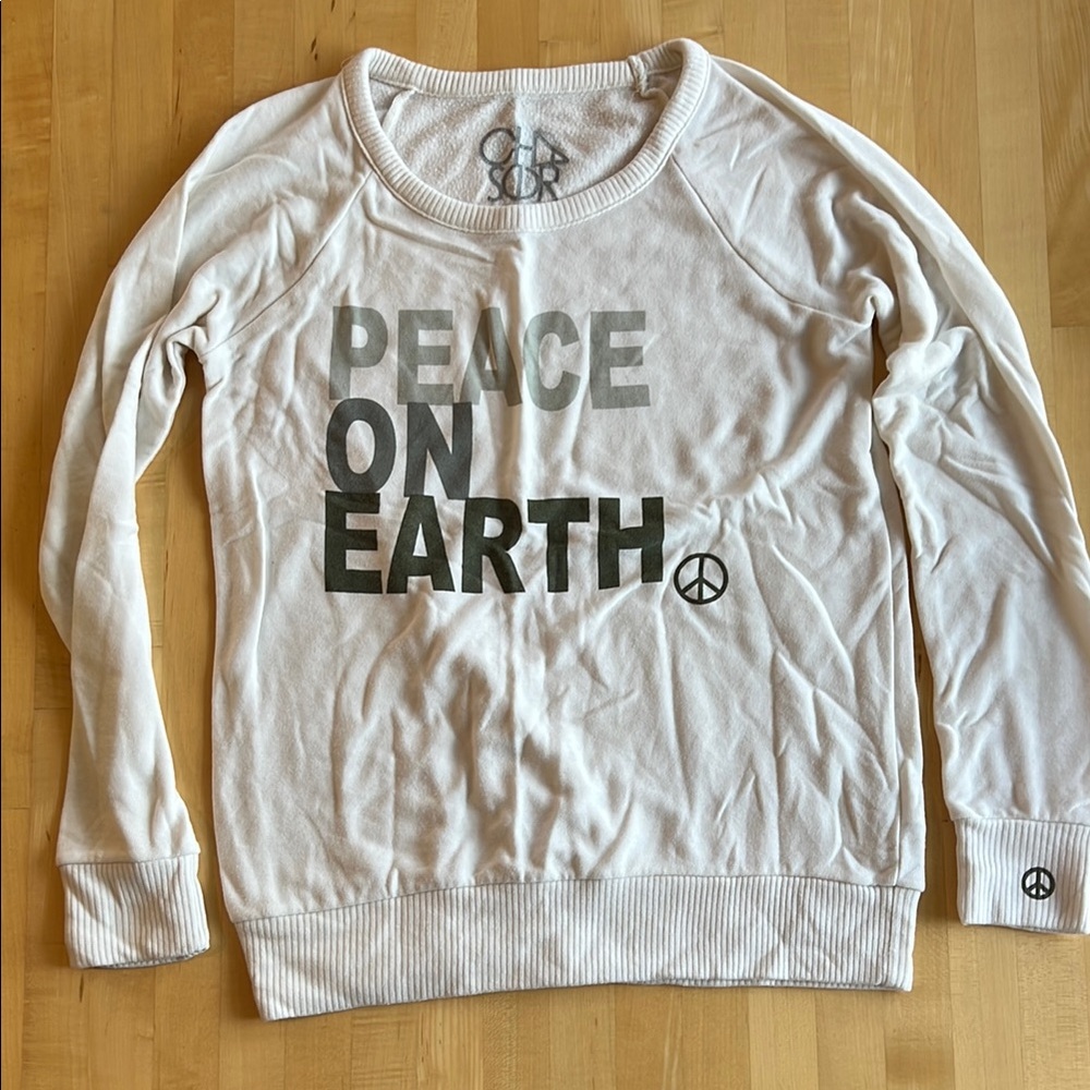 Chaser Peace On Earth lightweight sweatshirt